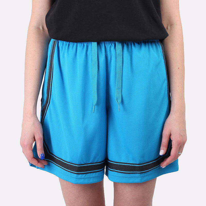 женские голубые шорты  Nike Dri-FIT Swoosh Fly Women's Basketball Shorts CK6599-446 - цена, описание, фото 4